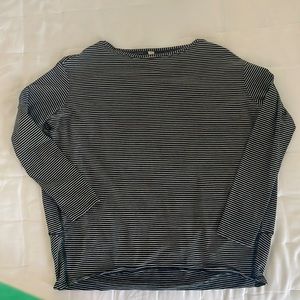 lululemon striped long sleeve shirt